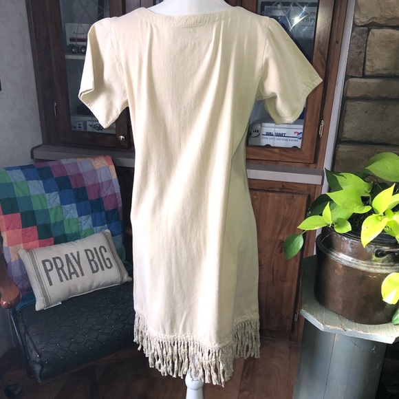 NWT SHIPSHE SIZE SMALL 100% COTTON SAFARI DRESS. SHORT SLEEVE - Picture 3 of 8